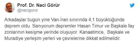 Prof. Naci Görür'den dikkat çeken deprem uyarısı! - Resim : 1