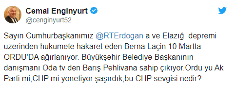 MHP'li Cemal Enginyurt'tan skandal paylaşım! Berna Laçin'i hedef gösterdi - Resim : 1