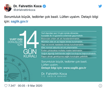 Yurt dışından dönenlere 14 gün kuralı - Resim : 1