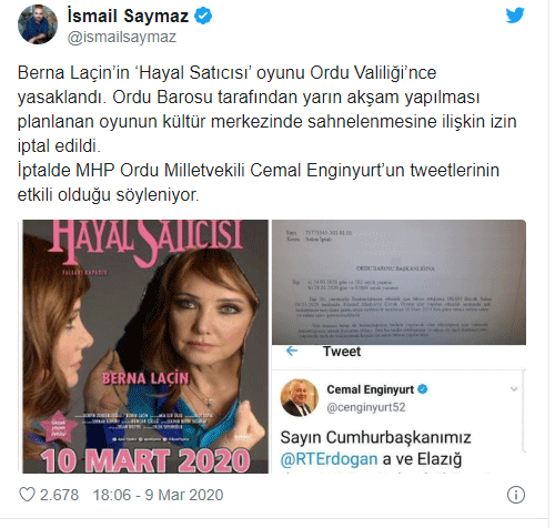 İsmail Saymaz: Berna Laçin'e Cemal Enginyurt engeli geldiği söyleniyor - Resim : 2