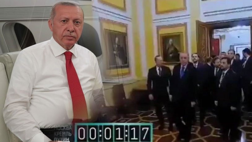Erdoğan, Putin'in kapıda bekletme görüntüsü hakkında konuştu