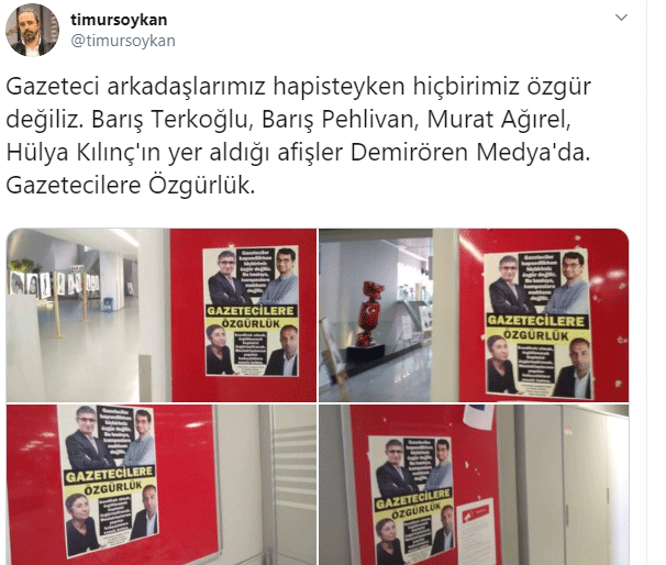 OdaTv gazetecilerine destek veren haber müdürü, Demirören Medya'dan kovuldu - Resim : 1