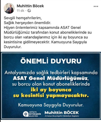 Antalya Büyükşehir'den Antalyalıları ilgilendiren önemli karar - Resim : 1