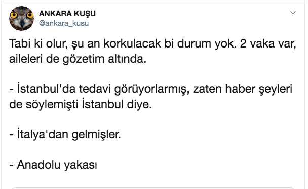 Koronavirüslü hastaların hangi ilde olduğuna dair bilgi sızdı! İtalya'dan gelmiş - Resim : 1