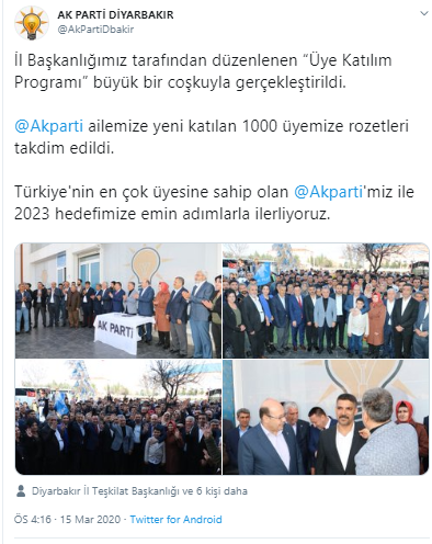 AKP'liler yine koronavirüs önlemlerini yok saydı! - Resim : 1
