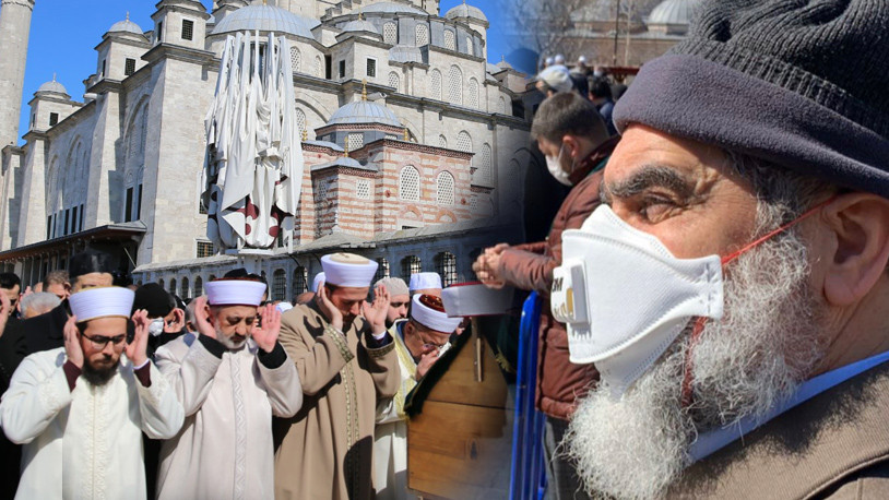 AKP'lilerin de katıldığı cemaat liderini cenazesinde koronavirüs anonsu