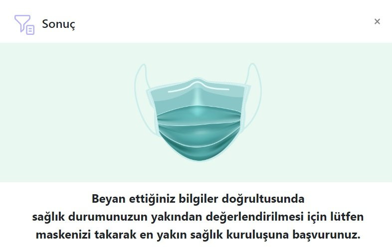 Online koronavirüs risk testi yayında! Sorulara verilen yanıtlara göre… - Resim : 2