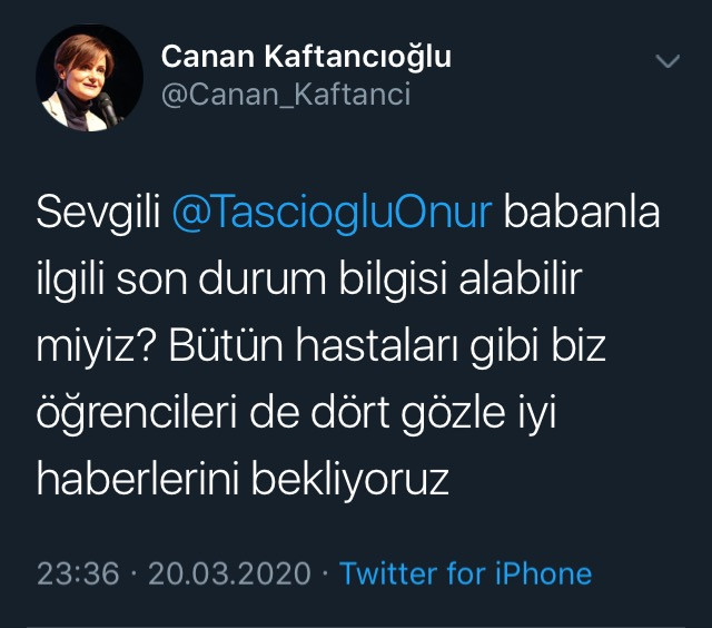 Koronavirüs tedavisi gören Profesör Taşcıoğlu'nun son durumunu oğlu açıkladı - Resim : 1