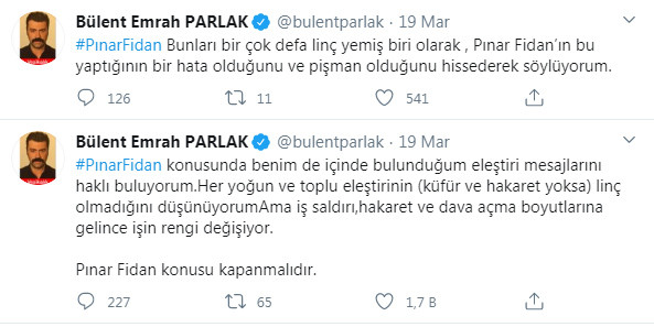 'Herkes haddini bilecek ama Pınar Fidan'a yönelik linçten de rahatsız oldum' - Resim : 1
