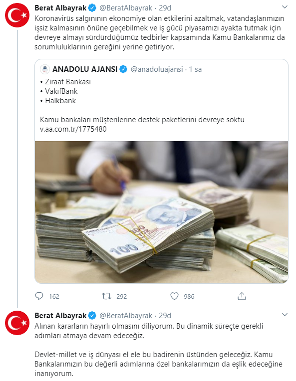 Albayrak'tan özel bankalara çağrı - Resim : 1