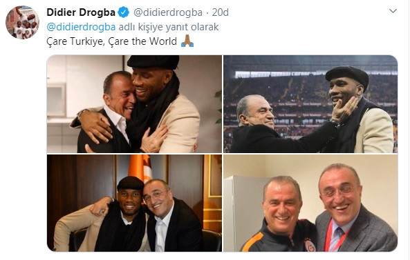 Didier Drogba'dan Fatih Terim ve Abdurrahim Albayrak mesajı - Resim : 2