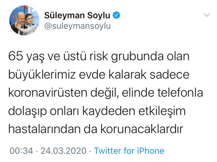 Süleyman Soylu'dan sosyal medya fenomenlerine 'sokağa çıkma yasağı' göndermesi - Resim : 1
