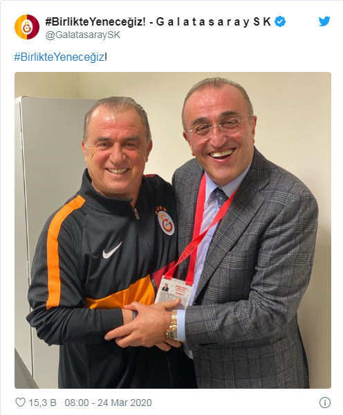 Galatasaray'dan Fatih Terim ve Abdurrahim Albayrak paylaşımı - Resim : 2