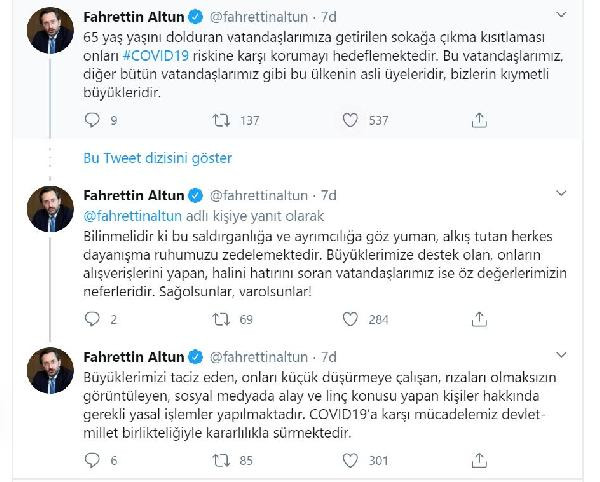 Altun: Büyüklerimizi alay konusu yapanlara yasal işlem yapılmaktadır - Resim : 1