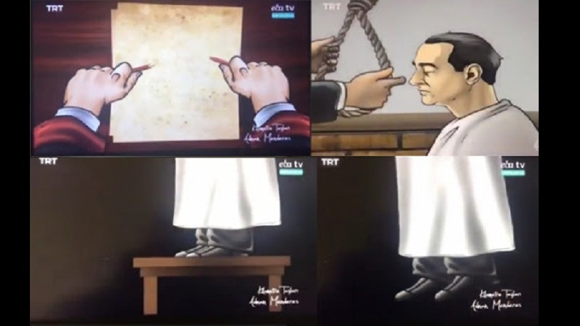 Eba TV'de yayınlanan Adnan Menderes'in idam görüntülerine soruşturma