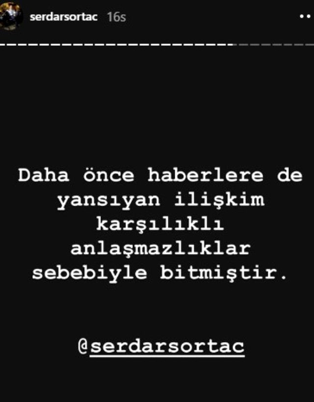 Serdar Ortaç'ın ayrıldığı sevgilisi Seçil Gür sessizliğini bozdu: Instagram'dan öğrendim - Resim : 1