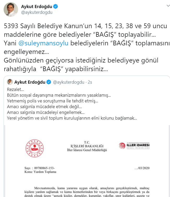 CHP'li Erdoğdu, İçişleri Bakanlığı'nın bağış kampanyası tehdidine hukuk yolunu gösterdi - Resim : 3