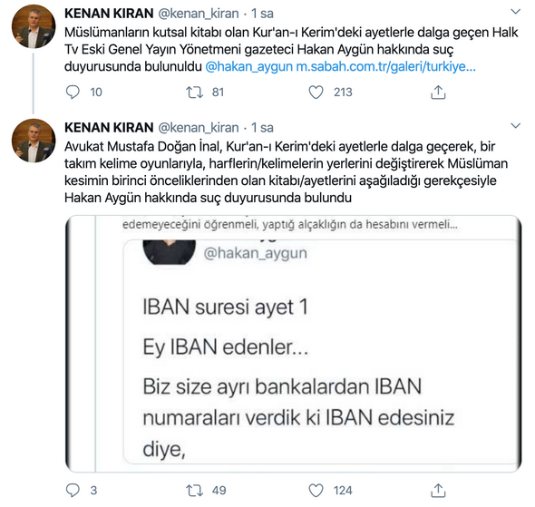 Gazeteci Hakan Aygün hakkında suç duyurusu - Resim : 1