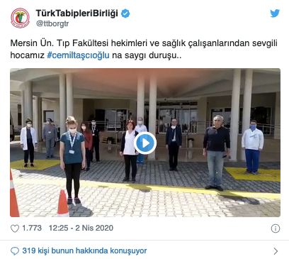 Prof. Dr. Cemil Taşçıoğlu'na anlamlı veda: Meslektaşları saygı duruşunda bulundu, oğlu kaşkolunu mezarına bağladı - Resim : 2