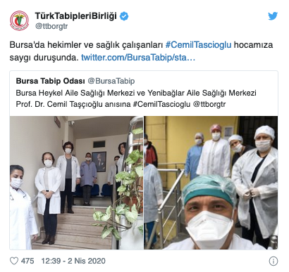 Prof. Dr. Cemil Taşçıoğlu'na anlamlı veda: Meslektaşları saygı duruşunda bulundu, oğlu kaşkolunu mezarına bağladı - Resim : 5
