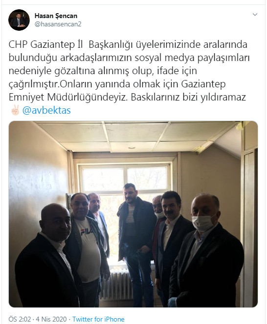 Gaziantep'te CHP üyelerine sosyal medya gözaltısı - Resim : 1
