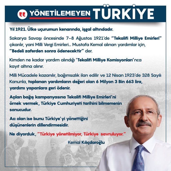 Kılıçdaroğlu'ndan Erdoğan'a: Türkiye Cumhuriyeti tarihini bilmiyor - Resim : 2