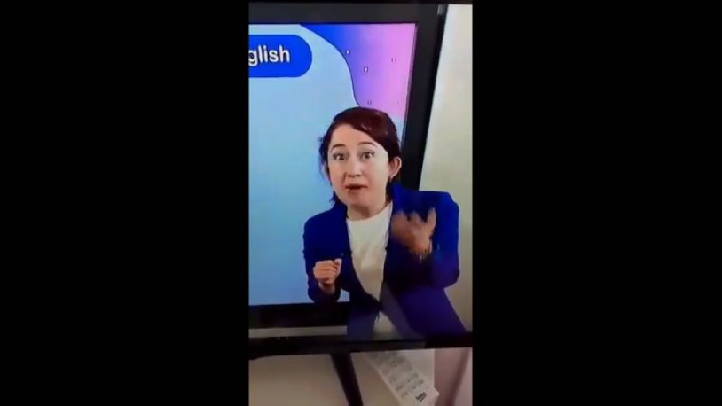 EBA TV'deki İngilizce öğretmeni sosyal medyada gündem oldu