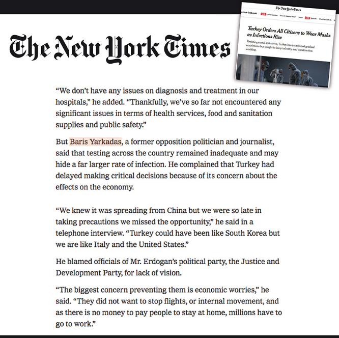 New York Times, Türkiye'deki salgının sebebini yazdı - Resim : 2