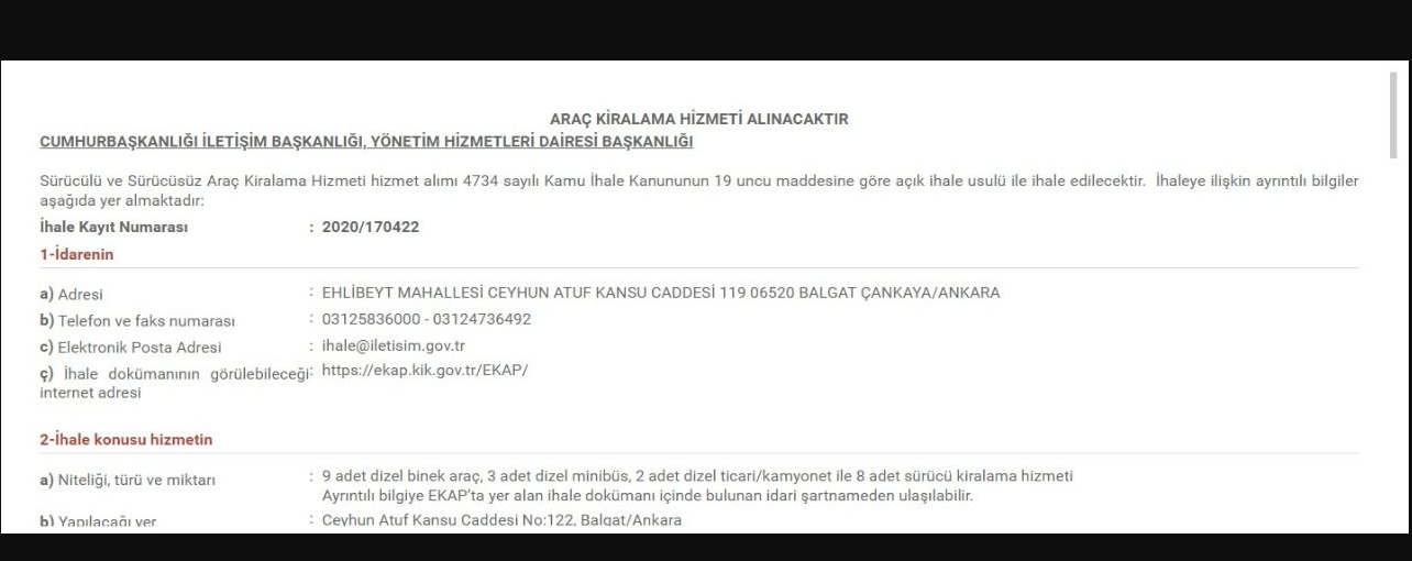 İsrafa doymuyorlar! Vatandaşa IBAN vererek bağış isteyen Erdoğan için 14 yeni araç kiralanacak - Resim : 1