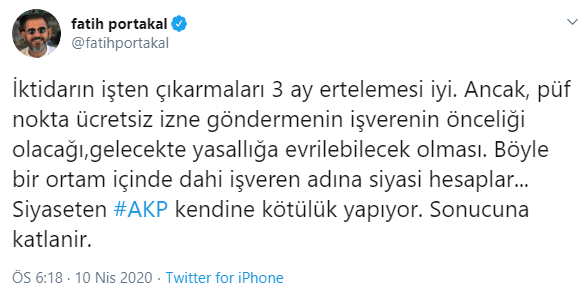 Fatih Portakal: AKP kendine kötülük yapıyor, sonucuna katlanır - Resim : 1