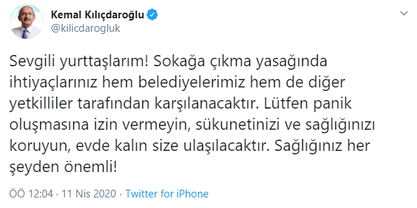 Kılıçdaroğlu'ndan vatandaşlara 'sükunet' çağrısı - Resim : 1