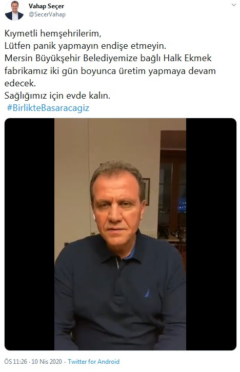 Vahap Seçer: Halk Ekmek fabrikamız iki gün boyunca üretim yapmaya devam edecek - Resim : 1