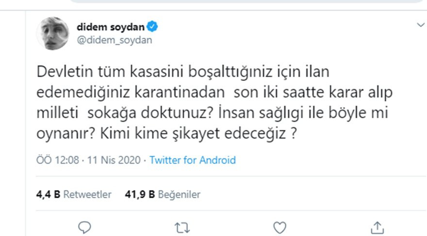 Didem Soydan'dan iktidara tepki: Devletin tüm kasasını boşalttığınız için... - Resim : 1