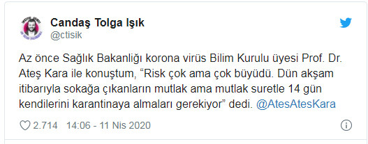 Bilim Kurulu Üyesi Prof. Ateş Kara: Risk çok ama çok büyüdü - Resim : 1