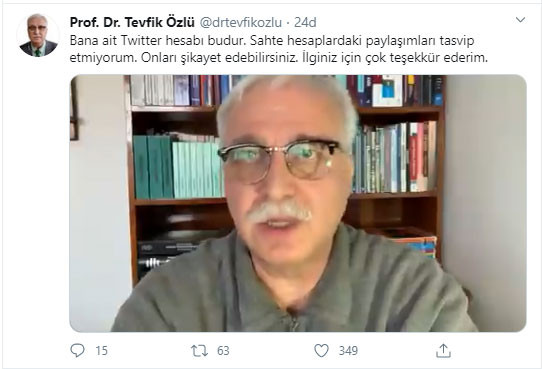 Bilim Kurulu üyesi Prof. Dr. Tevfik Özlü uyardı: Tasvip etmiyorum - Resim : 1