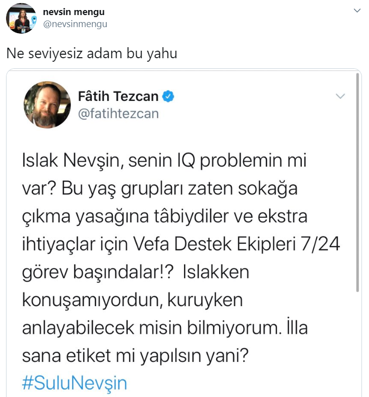 Gerici Fatih Tezcan'dan Nevşin Mengü’ye hakaret dolu sözler! - Resim : 2