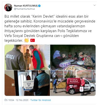 Süleyman Soylu'nun istifa etmesinin ardından Numan Kurulmuş'tan dikkat çeken paylaşım - Resim : 1