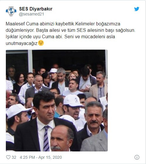 Koronavirüse yakalanan Cuma Kurt hayatını kaybetti - Resim : 2