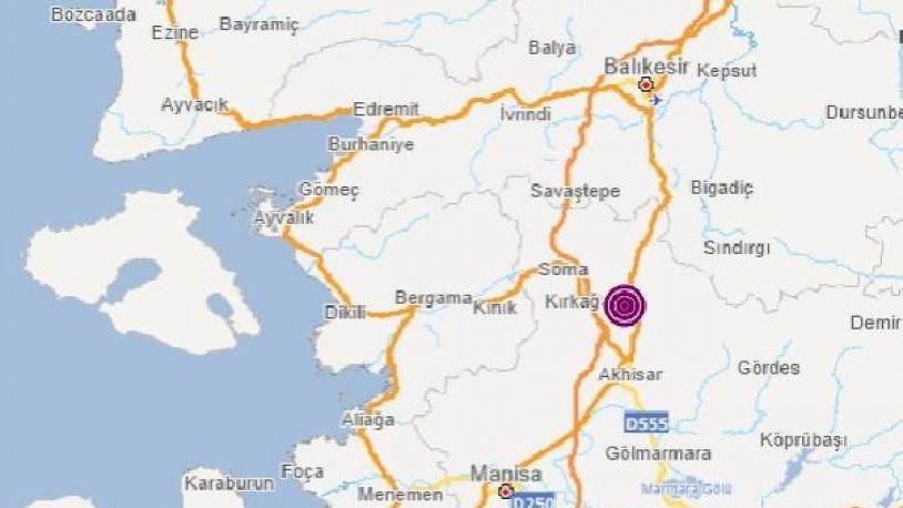 Manisa Kırkağaç'ta 4.3 büyüklüğünde deprem - Resim : 1