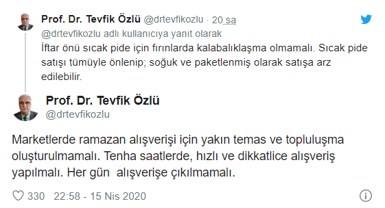 Bilim Kurulu Üyesi Prof. Dr. Tevfik Özlü'den 'Ramazan' uyarısı - Resim : 1