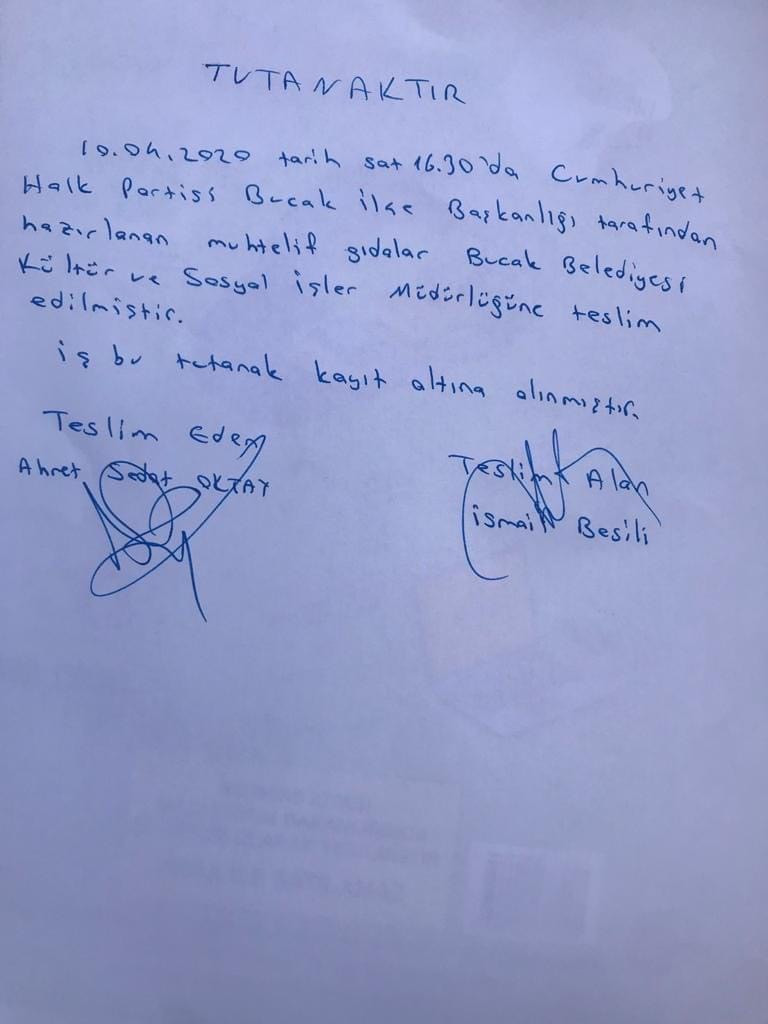 Burdur'da CHP Bucak İlçe teşkilatından Gıda Bankası'na yardım - Resim : 2