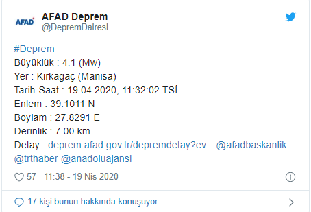 Manisa'da deprem! İzmir'de de hissedildi - Resim : 1