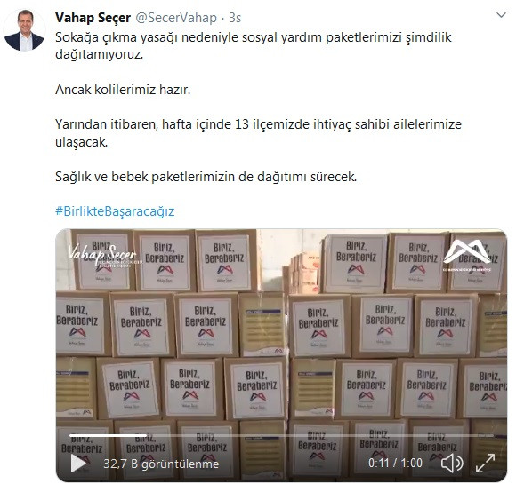 Vahap Seçer: Sosyal yardım paketlerimiz yarından itibaren ihtiyaç sahibi ailelerimize ulaşacak - Resim : 2