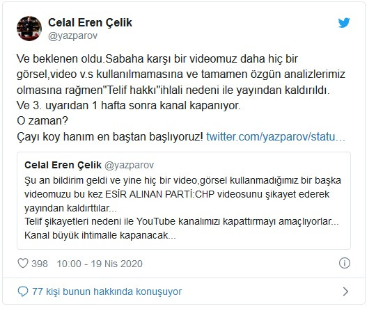 TRT'den 'beslenen' AKP'lileri yazan gazeteciye sosyal medyada engelleme girişimi - Resim : 2