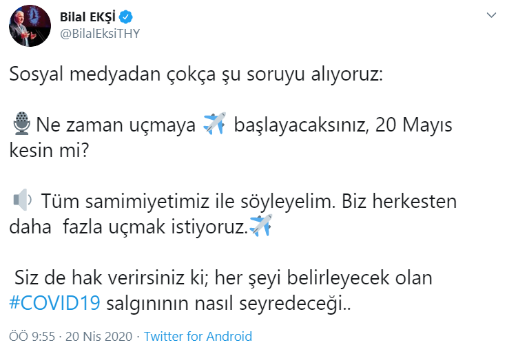 THY'den uçuşların ne zaman başlayacağına ilişkin yeni açıklama - Resim : 1