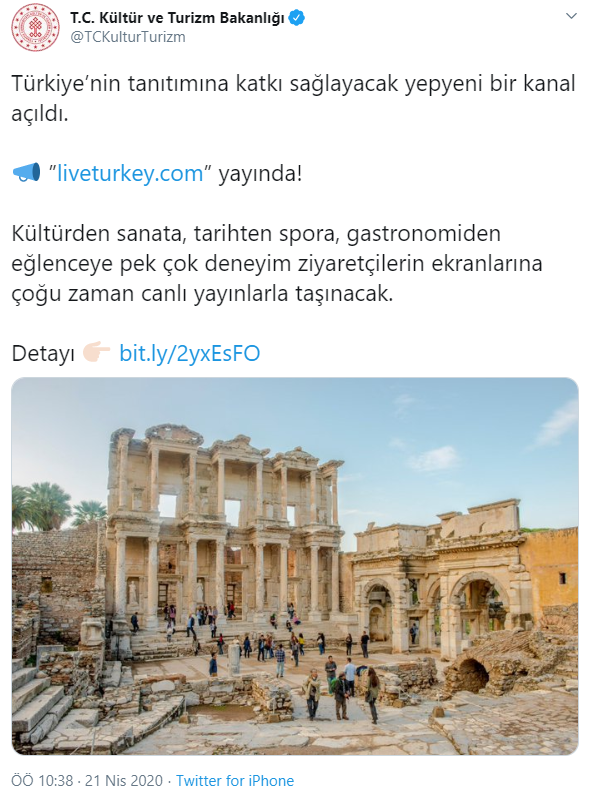 Türkiye'nin çevrimiçi tanıtım sitesi ‘liveturkey.com’ açıldı - Resim : 1
