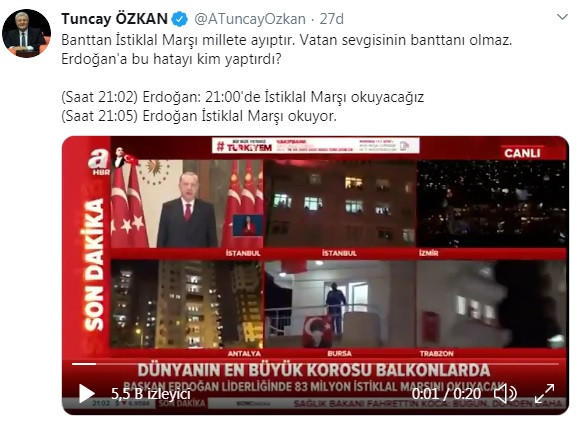 CHP: Vatan sevgisinin banttanı olmaz! Erdoğan'a bu hatayı kim yaptırdı? - Resim : 1