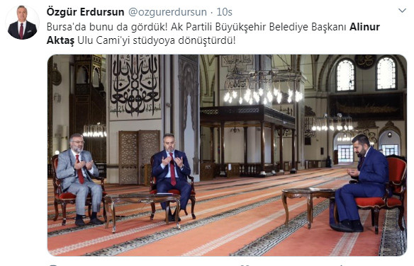 Camide ramazan programı yapan AKP’li başkan tepki çekti: Bari ayakkabıyla girmeseydiniz - Resim : 4