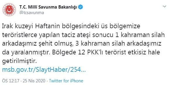 Kuzey Irak’tan acı haber geldi - Resim : 2