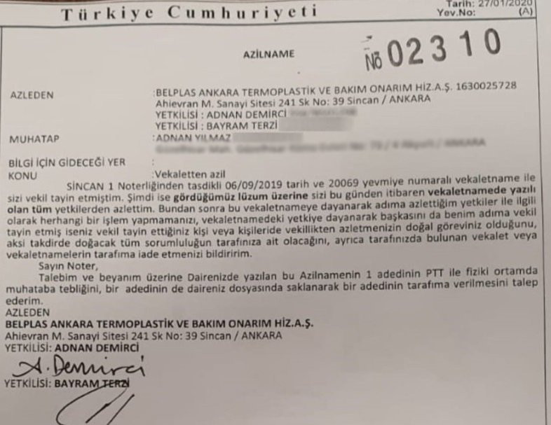 Belplas A.Ş.’den ‘usulsüz şekilde iş verildi’ iddialarına yalanlama - Resim : 2